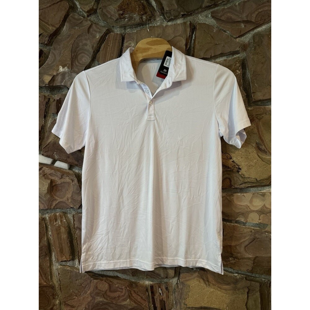 Travis Mathew WCF performance Polo Shirt Wite embroidered Men's XL NWT